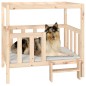 vidaXL Cama para perros madera maciza de pino 105,5x83,5x100 cm vidaXL Cama para perros madera maciza de pino 105,5x83,5x100 cm