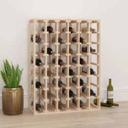 vidaXL Botellero madera maciza de pino 70x33x94 cm