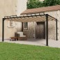 vidaXL Cenador con techo persiana 3x4 m tela y aluminio taupé vidaXL Cenador con techo persiana 3x4 m tela y aluminio taupé