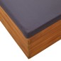 vidaXL Sofá seccional central 1 pza con cojines madera maciza acacia vidaXL Sofá seccional central 1 pza con cojines madera maciza acacia