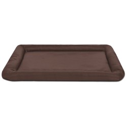 vidaXL Colchón para perro tamaño XXL marrón