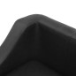 vidaXL Sofá para perros cuero sintético negro 67x52x40 cm