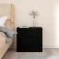 vidaXL Mesita de noche de pared negro 50x36x47 cm vidaXL Mesita de noche de pared negro 50x36x47 cm