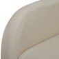 vidaXL Sillón plegable de cuero sintético color crema vidaXL Sillón plegable de cuero sintético color crema