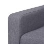 vidaXL Sillón de tela gris 