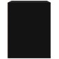 vidaXL Mesita de noche de pared negro 50x36x47 cm vidaXL Mesita de noche de pared negro 50x36x47 cm