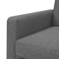 vidaXL Sillón de acero y tela gris claro vidaXL Sillón de acero y tela gris claro