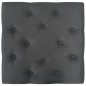 vidaXL Taburete gris oscuro 60x60x36 cm poliéster vidaXL Taburete gris oscuro 60x60x36 cm poliéster