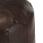 vidaXL Puf marrón oscuro 40x35 cm cuero auténtico de cabra vidaXL Puf marrón oscuro 40x35 cm cuero auténtico de cabra