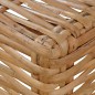 vidaXL Sofá sin reposabrazos con cojines ratán natural vidaXL Sofá sin reposabrazos con cojines ratán natural
