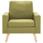 vidaXL Sillón de tela verde