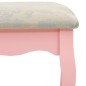 vidaXL Juego de tocador y taburete madera paulownia rosa 80x69x141 cm vidaXL Juego de tocador y taburete madera paulownia rosa 80x69x141 cm