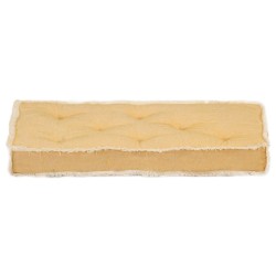 vidaXL Cojín para sofá de palets amarillo 73x40x7 cm