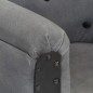 vidaXL Sillón cúbico de cuero auténtico y madera maciza mango negro vidaXL Sillón cúbico de cuero auténtico y madera maciza mango negro