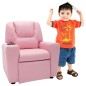 vidaXL Sillón reclinable para niños cuero sintético rosa vidaXL Sillón reclinable para niños cuero sintético rosa