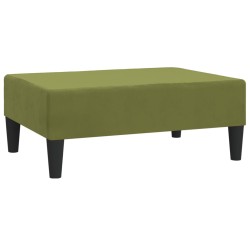 vidaXL Reposapiés de terciopelo verde 78x56x32 cm