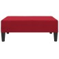 vidaXL Reposapiés de terciopelo rojo vino tinto 78x56x32 cm vidaXL Reposapiés de terciopelo rojo vino tinto 78x56x32 cm