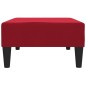 vidaXL Reposapiés de terciopelo rojo vino tinto 78x56x32 cm vidaXL Reposapiés de terciopelo rojo vino tinto 78x56x32 cm