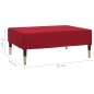 vidaXL Reposapiés de terciopelo rojo vino tinto 78x56x32 cm vidaXL Reposapiés de terciopelo rojo vino tinto 78x56x32 cm
