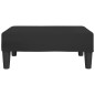 vidaXL Reposapiés de cuero sintético negro 78x56x32 cm vidaXL Reposapiés de cuero sintético negro 78x56x32 cm