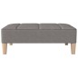 vidaXL Reposapiés de tela gris claro 78x56x32 cm vidaXL Reposapiés de tela gris claro 78x56x32 cm