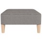 vidaXL Reposapiés de tela gris claro 78x56x32 cm vidaXL Reposapiés de tela gris claro 78x56x32 cm