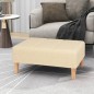 vidaXL Taburete de tela color crema 78x56x32 cm vidaXL Taburete de tela color crema 78x56x32 cm