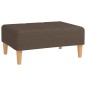 vidaXL Reposapiés de tela gris taupe 78x56x32 cm vidaXL Reposapiés de tela gris taupe 78x56x32 cm