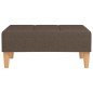 vidaXL Reposapiés de tela gris taupe 78x56x32 cm vidaXL Reposapiés de tela gris taupe 78x56x32 cm