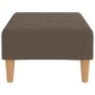 vidaXL Reposapiés de tela gris taupe 78x56x32 cm vidaXL Reposapiés de tela gris taupe 78x56x32 cm