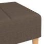 vidaXL Reposapiés de tela gris taupe 78x56x32 cm vidaXL Reposapiés de tela gris taupe 78x56x32 cm
