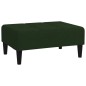 vidaXL Taburete de terciopelo verde oscuro 78x56x32 cm vidaXL Taburete de terciopelo verde oscuro 78x56x32 cm