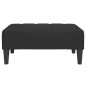 vidaXL Reposapiés de terciopelo negro 78x56x32 cm vidaXL Reposapiés de terciopelo negro 78x56x32 cm