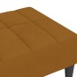 vidaXL Reposapiés de terciopelo marrón 78x56x32 cm vidaXL Reposapiés de terciopelo marrón 78x56x32 cm