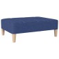 vidaXL Reposapiés de tela azul 78x56x32 cm vidaXL Reposapiés de tela azul 78x56x32 cm