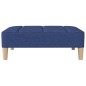 vidaXL Reposapiés de tela azul 78x56x32 cm vidaXL Reposapiés de tela azul 78x56x32 cm
