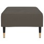 vidaXL Taburete de terciopelo gris oscuro 78x56x32 cm