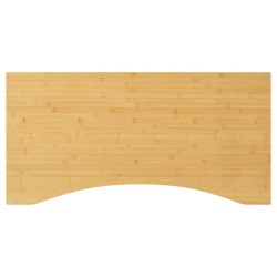 vidaXL Tablero de escritorio de bambú 100x50x1,5 cm