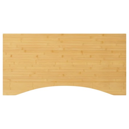 vidaXL Tablero de escritorio de bambú 100x50x1,5 cm