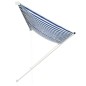 vidaXL Toldo retráctil 350x150 cm azul y blanco vidaXL Toldo retráctil 350x150 cm azul y blanco