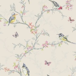 DUTCH WALLCOVERINGS Papel pintado Phoebe beige