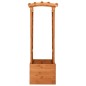 vidaXL Jardinera enrejada con arco madera de abeto 49x39x130 cm vidaXL Jardinera enrejada con arco madera de abeto 49x39x130 cm