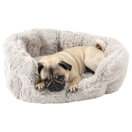 Jack and Vanilla Cestas para mascotas Shell S gris 40x35 cm