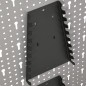 vidaXL Tableros de clavijas para pared 4 unidades acero 40x58 cm vidaXL Tableros de clavijas para pared 4 unidades acero 40x58 cm