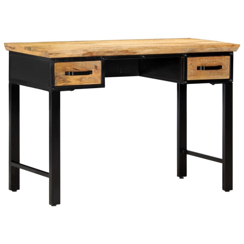 vidaXL Mesa escritorio madera maciza de mango 110x50x76 cm vidaXL Mesa escritorio madera maciza de mango 110x50x76 cm
