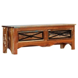 vidaXL Mueble para la TV madera maciza reciclada 120x30x40 cm