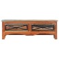 vidaXL Mueble para la TV madera maciza reciclada 120x30x40 cm