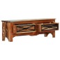 vidaXL Mueble para la TV madera maciza reciclada 120x30x40 cm