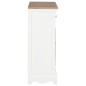 vidaXL Aparador de madera maciza blanco 60x30x80 cm vidaXL Aparador de madera maciza blanco 60x30x80 cm