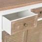 vidaXL Aparador de madera maciza blanco 60x30x80 cm vidaXL Aparador de madera maciza blanco 60x30x80 cm